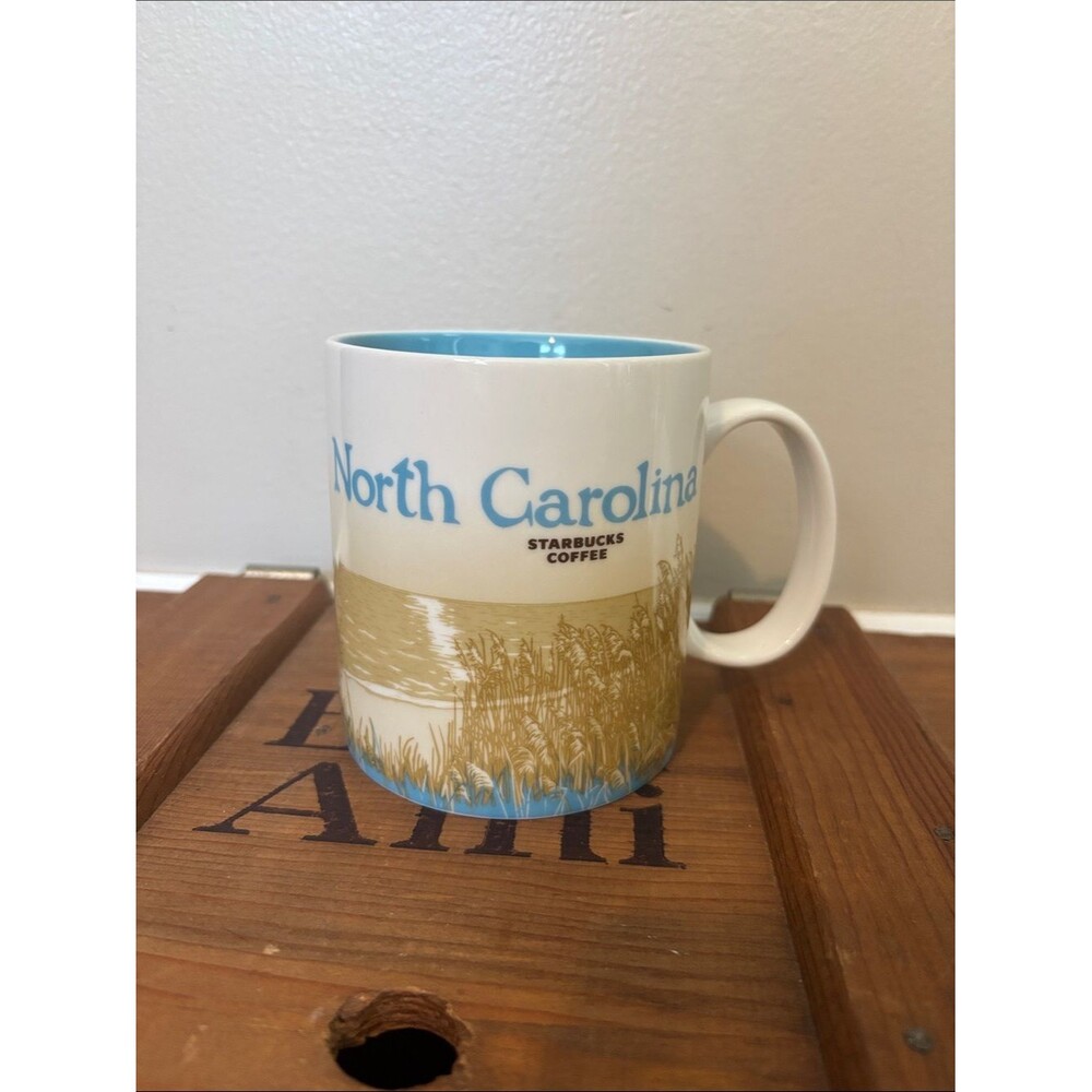 Starbucks North Carolina Mug 16 oz Global Icon Series Coffee Cup Retired 2011